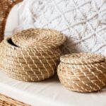 woven rattan decor